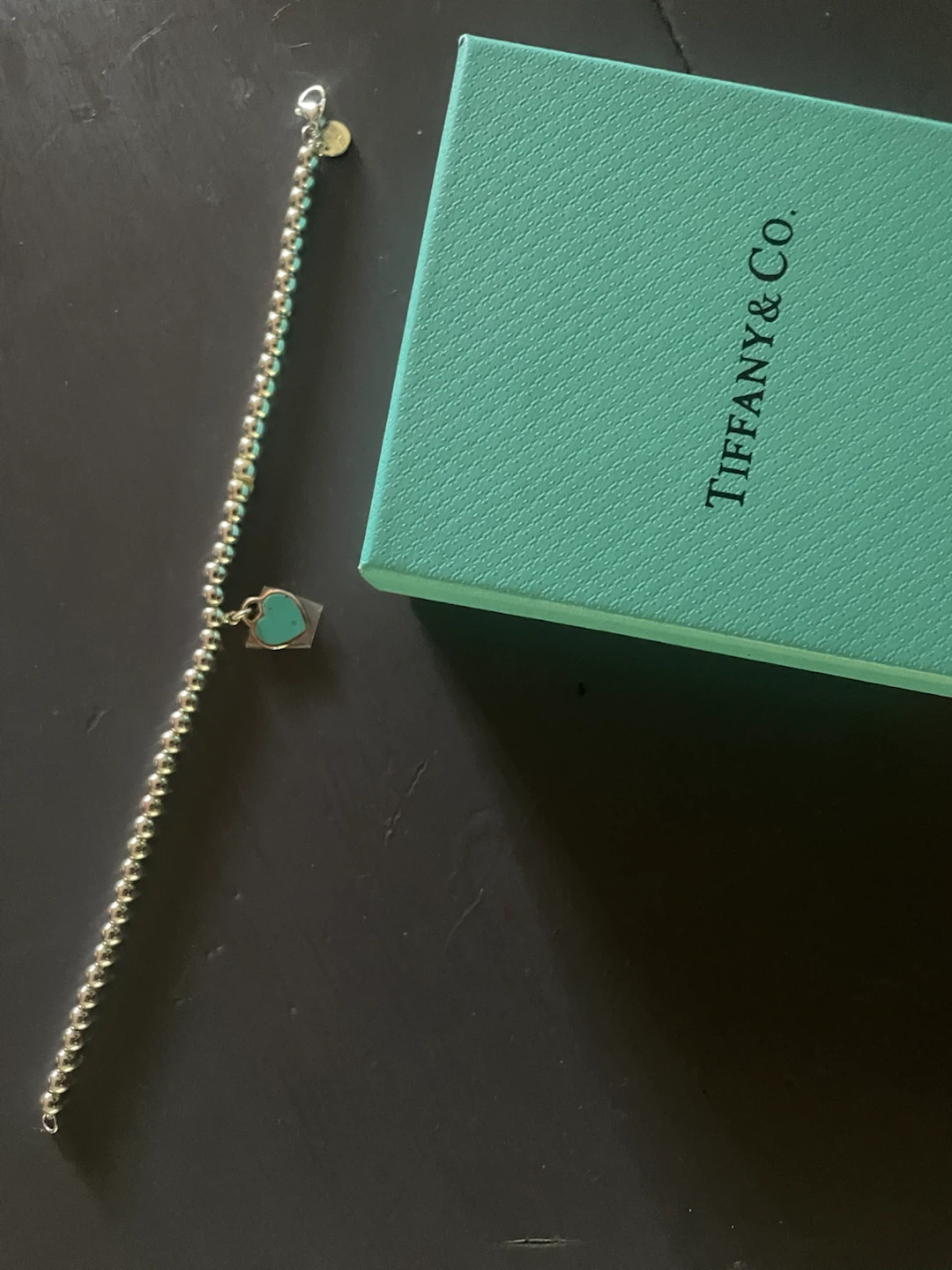 Tiffany & Co. Sterling Silver Heart Tag Bracelet
