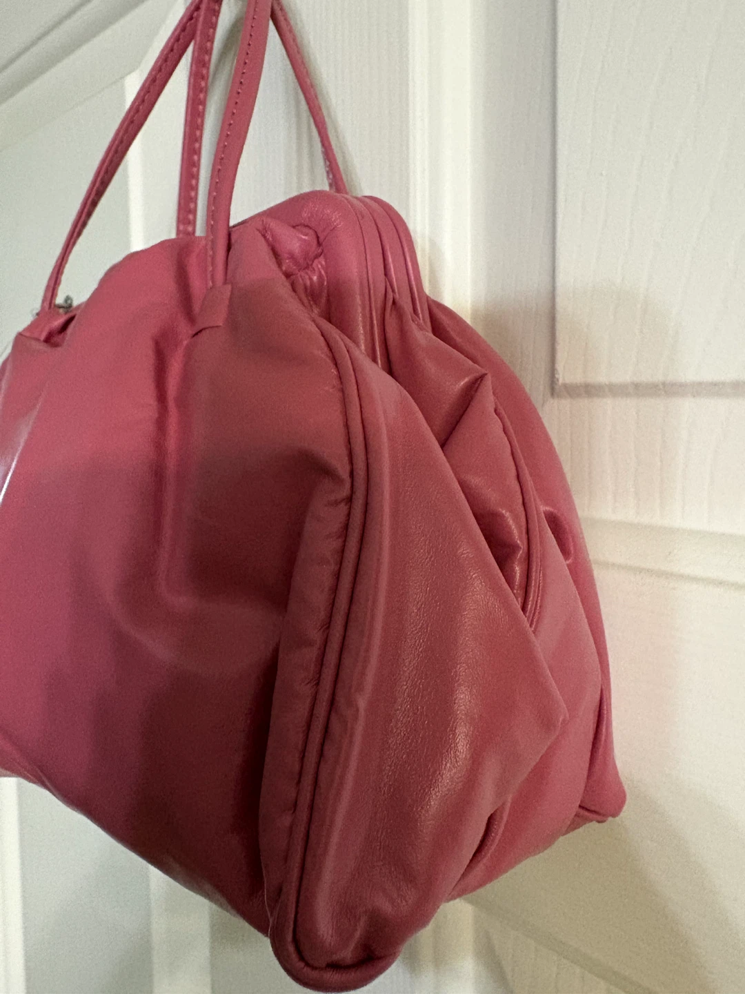 Pink Zara Soft Mini Crossbody Bag With Kiss Lock Closure - photo 5