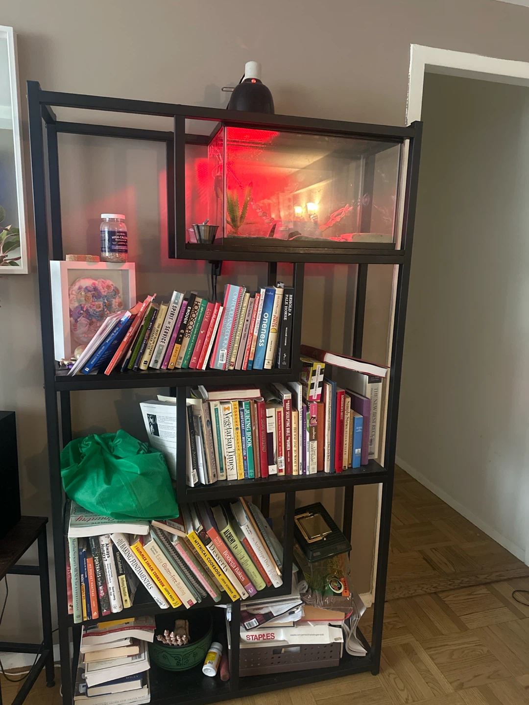 Black Metal Bookshelf
