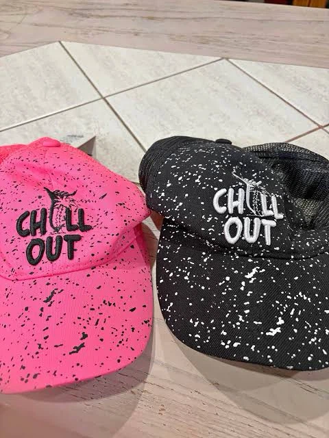 Two "Chill Out" Baseball Caps