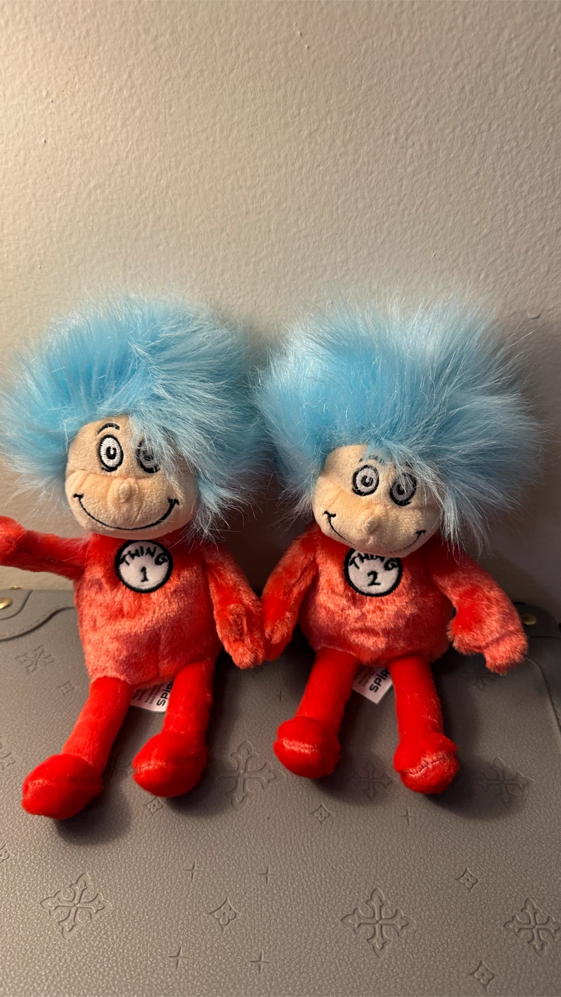 Dr. Seuss Thing 1 & Thing 2 Plush Toys Set - photo 2