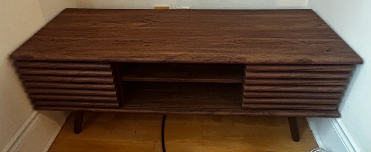 Wooden Media Console Table - Excellent Condition
