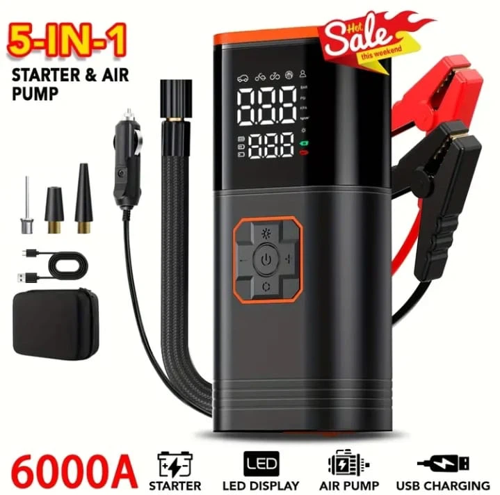 (NEVER USED) Revive Pro 5-in-1 Jump Starter & Air Pump - photo 3