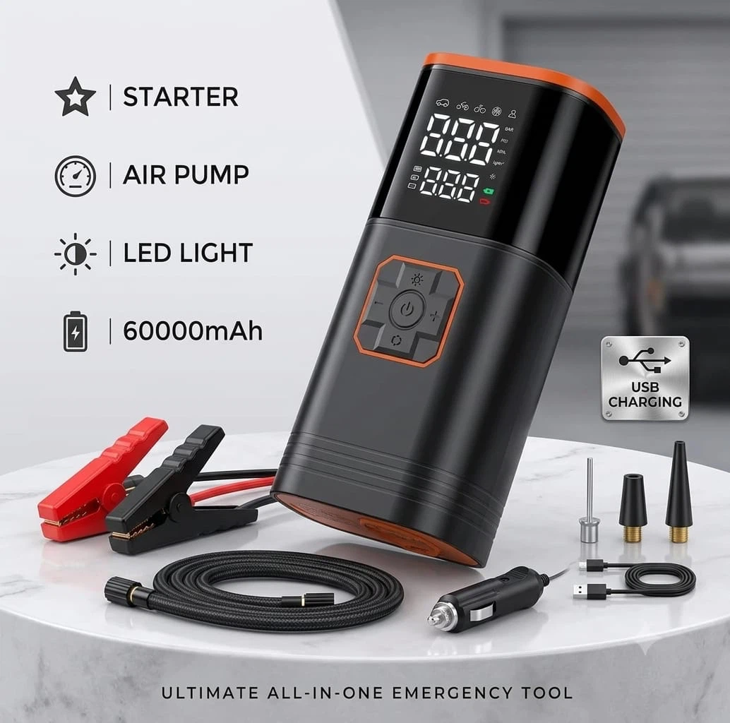 (NEVER USED) Revive Pro 5-in-1 Jump Starter & Air Pump - photo 5