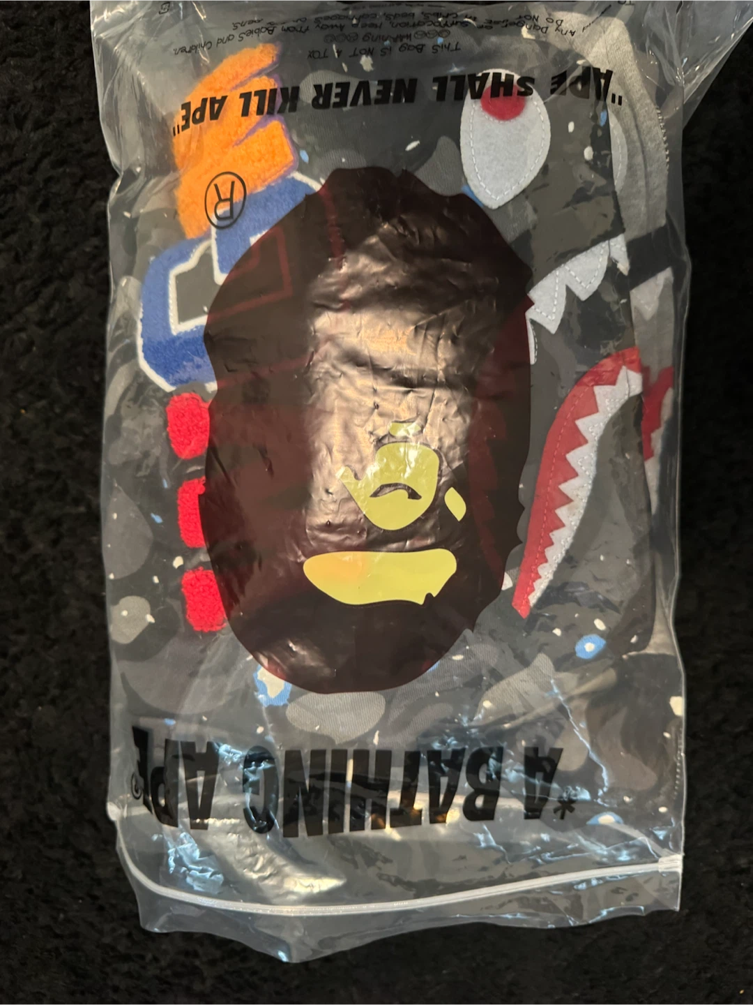 A BATHING APE Shark Full Zip Hoodie Camo