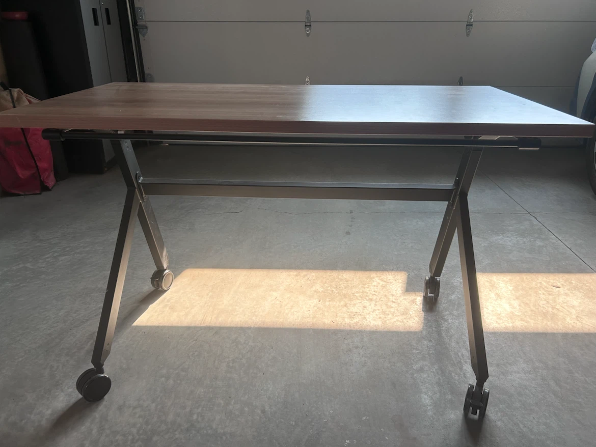 HON Folding Table with Wheels - photo 3