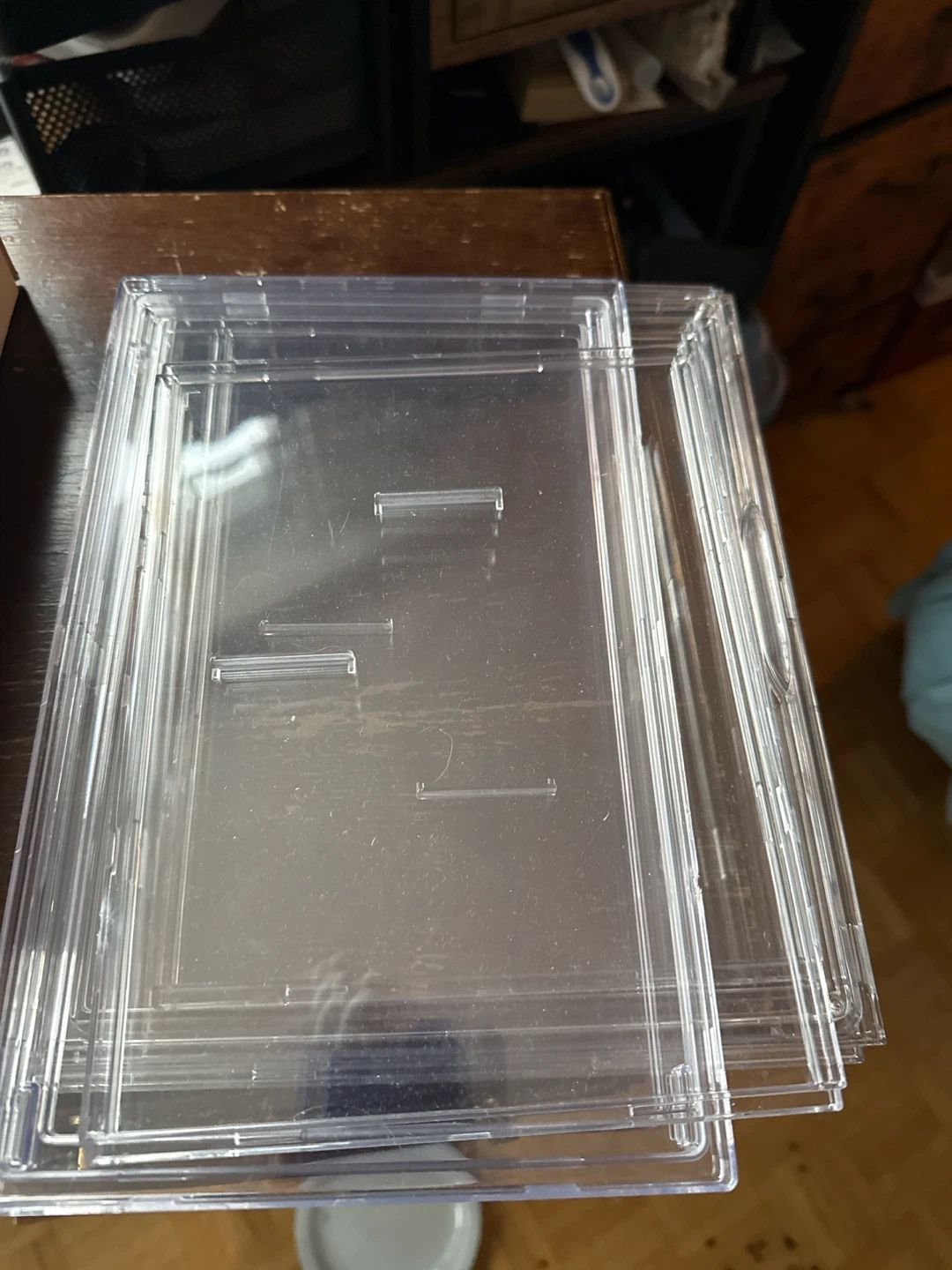 Clear box for collector items