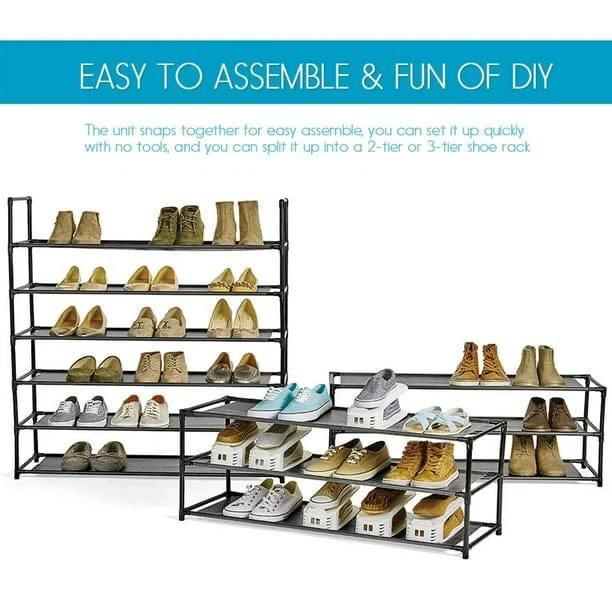(NEVER USED) 6-Tier Shoe Rack - Waterproof Non-Woven Fabric - photo 4