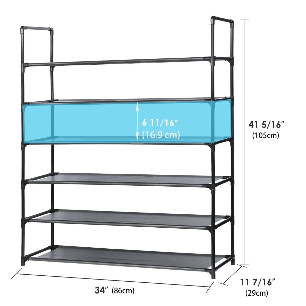 (NEVER USED) 6-Tier Shoe Rack - Waterproof Non-Woven Fabric - photo 5