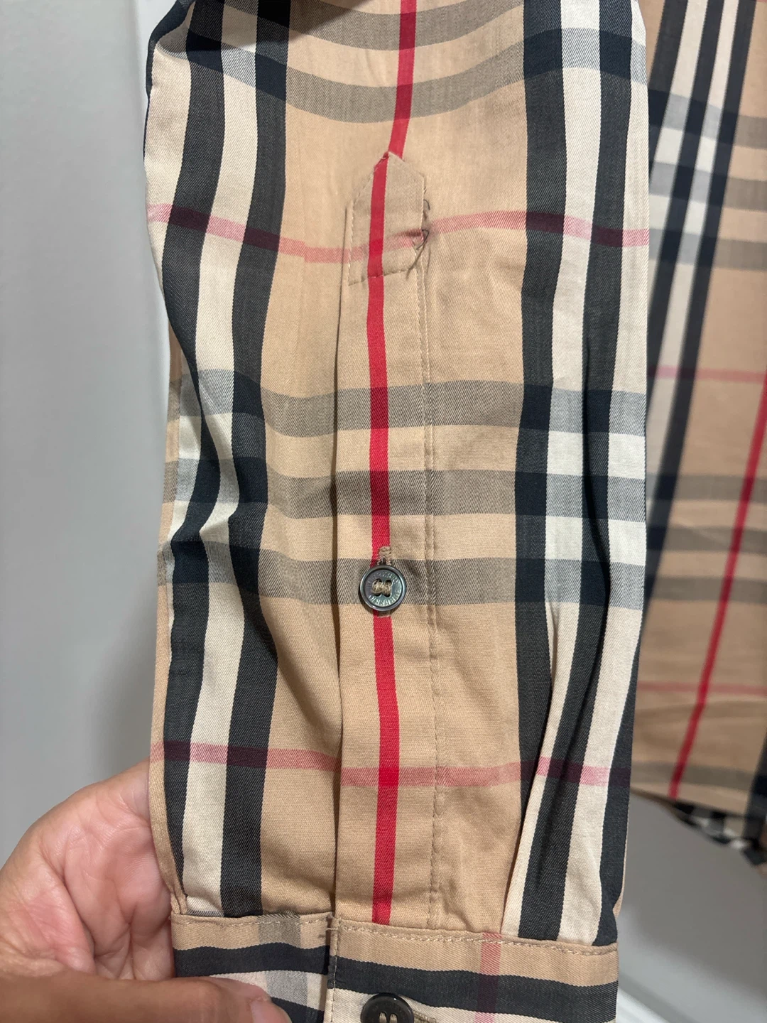 Burberry Plaid Button-Up Shirt - Size M Women - photo 5
