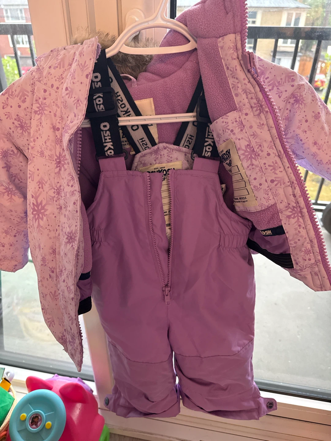 Winter Snowsuit Jacket and Overalls Set - 18 Months