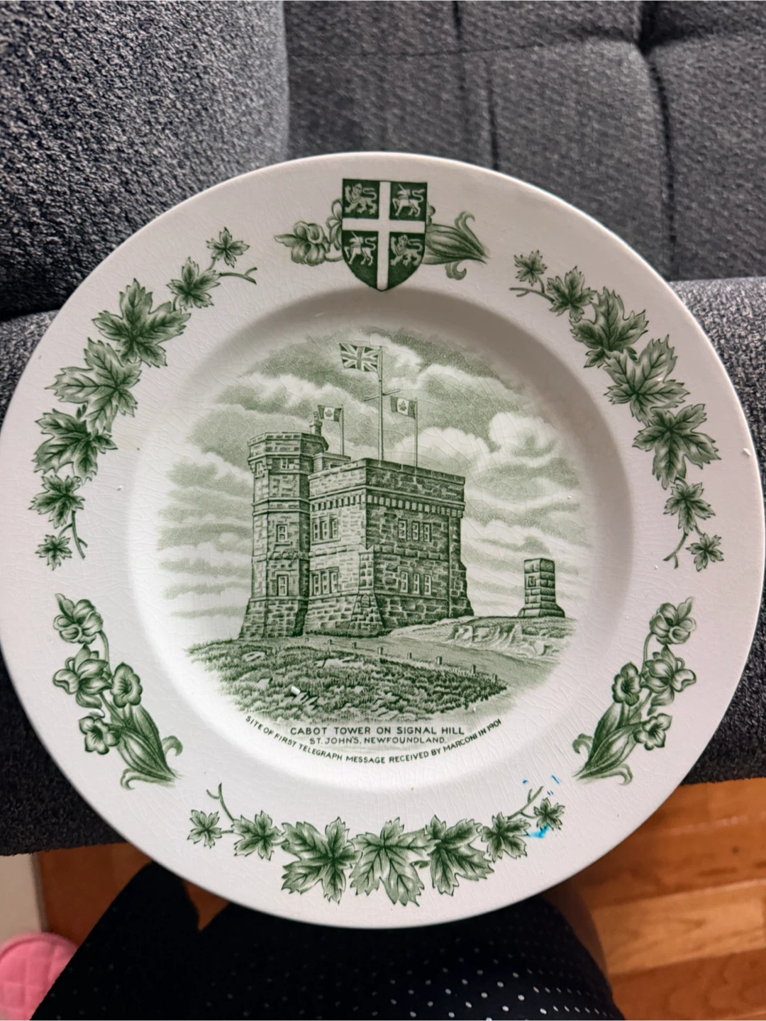 Wood & Sons Collector's Plate - Cabot Tower Signal Hill