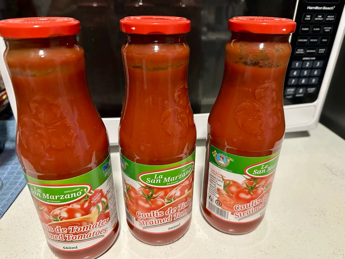 La San Marzano Coulis de Tomates Strained Tomatoes (3x 660ml)