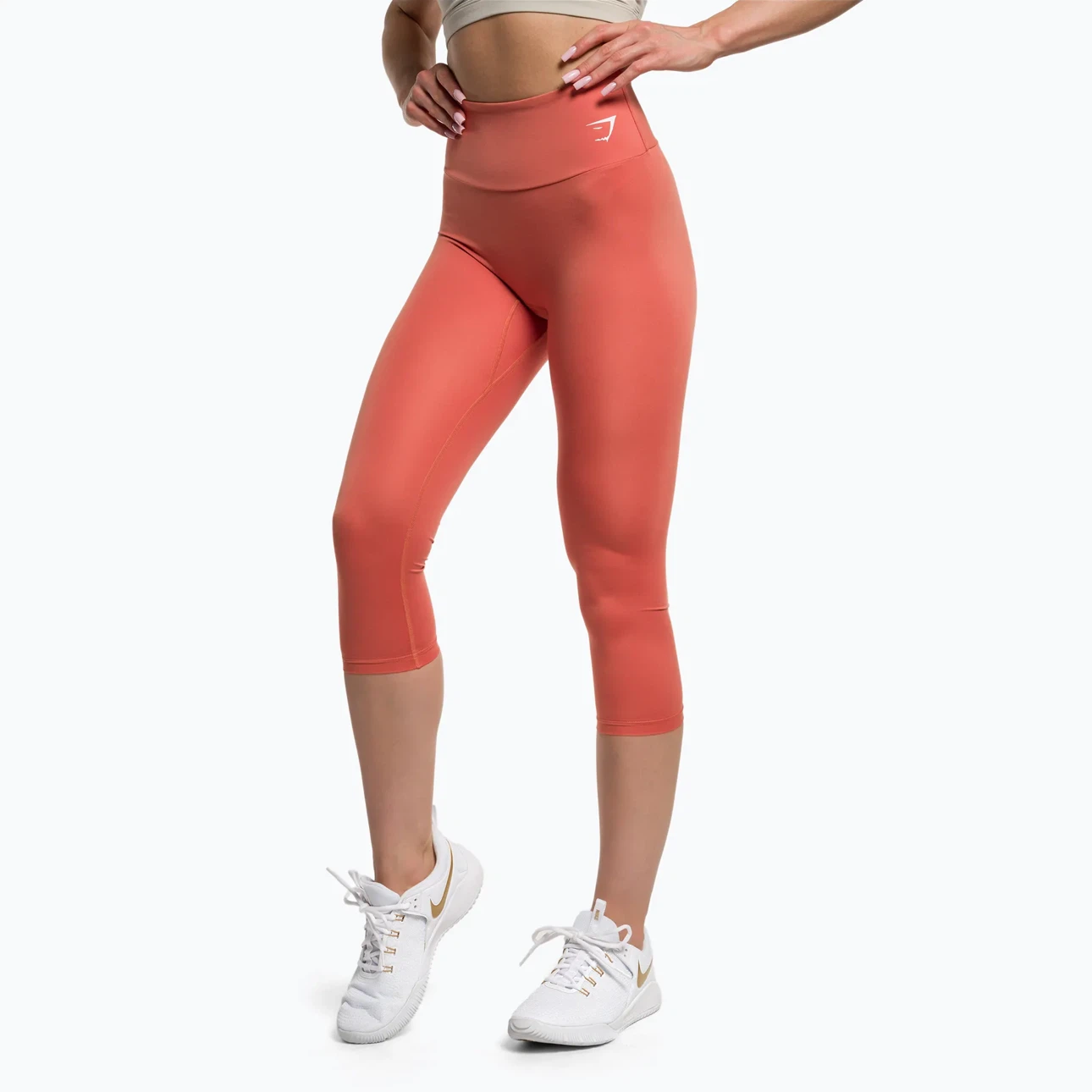 NEW Gymshark Training Leggings 7/8 Earth Orange