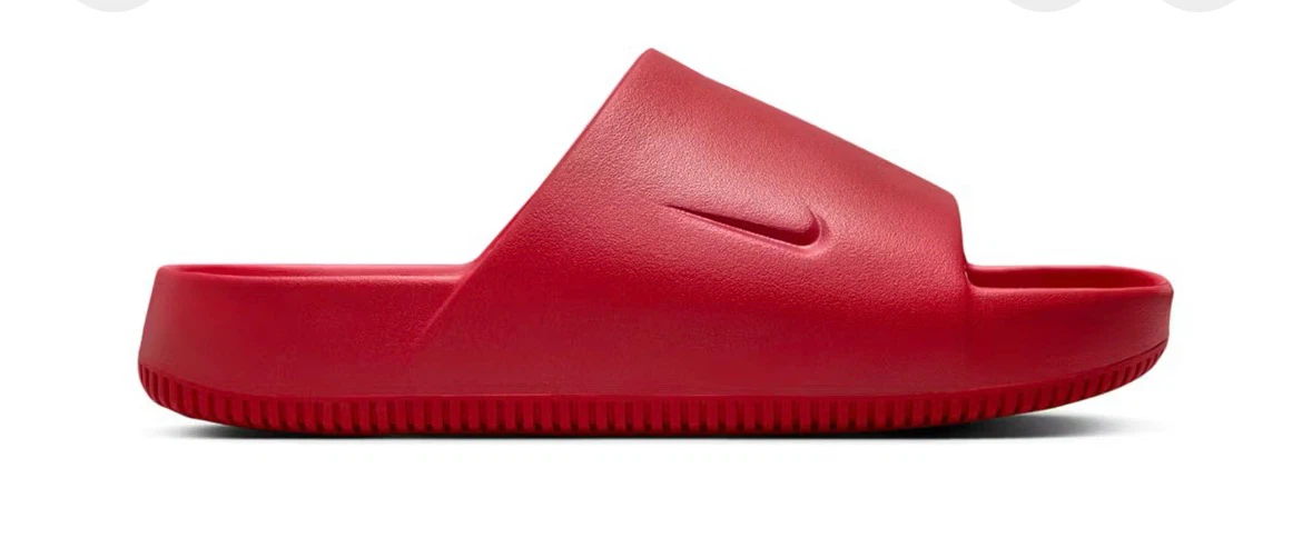 Nike Red Slides - photo 2
