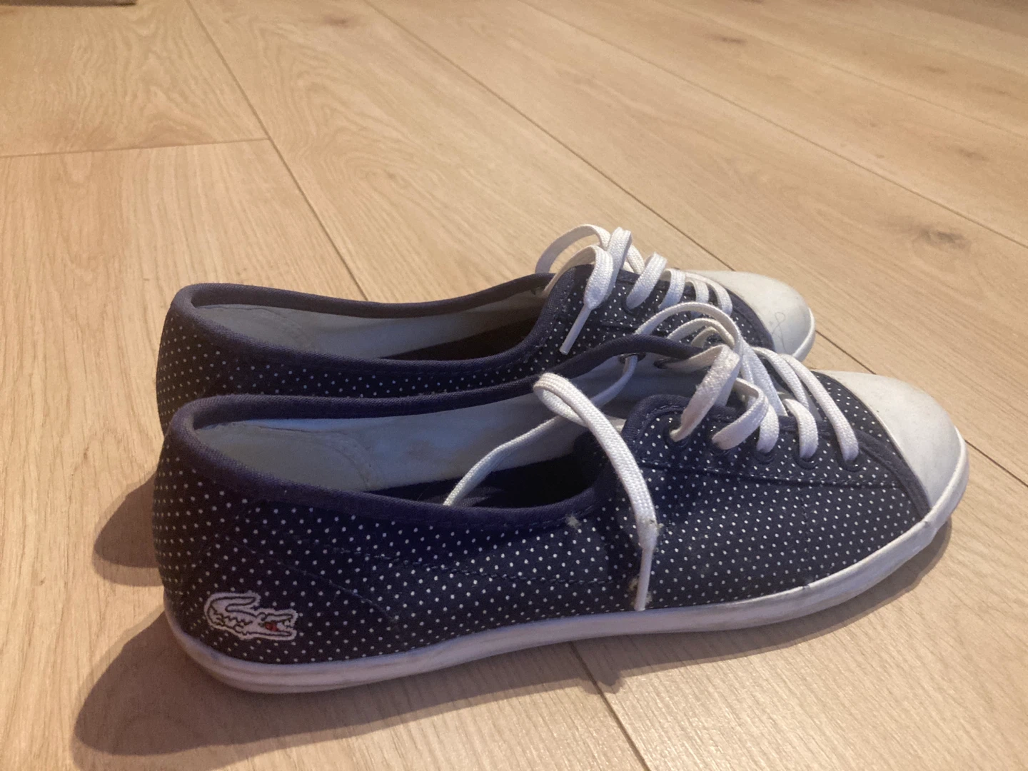 Lacoste Navy Polka Dot Sneakers - photo 2
