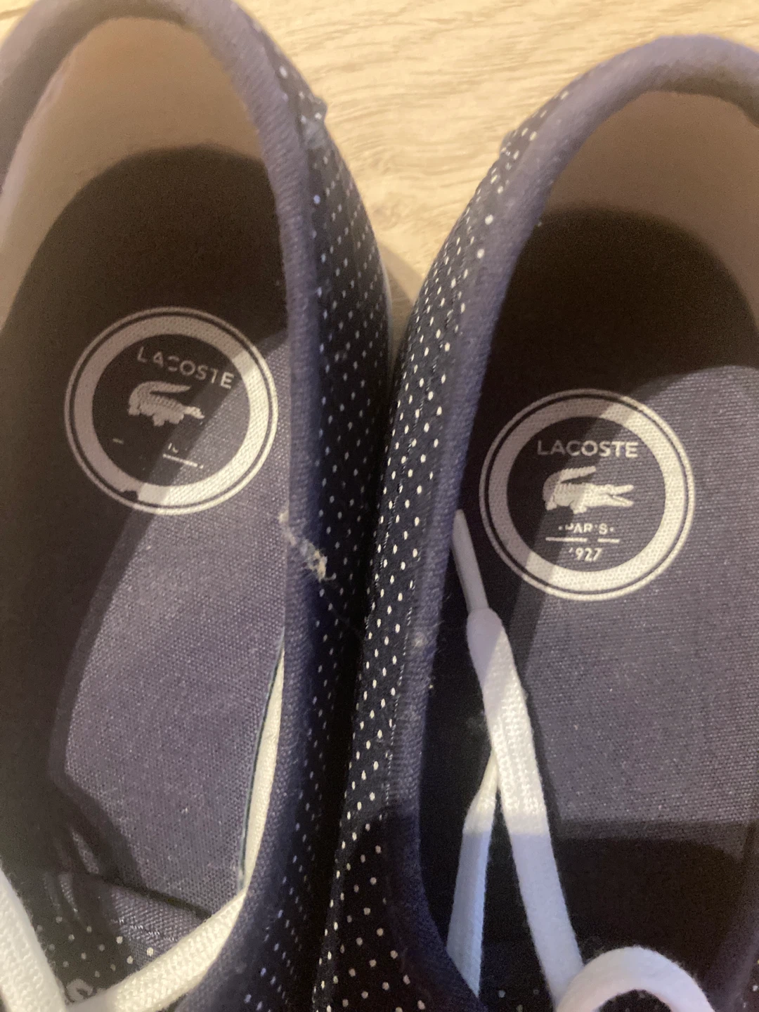 Lacoste Navy Polka Dot Sneakers - photo 3