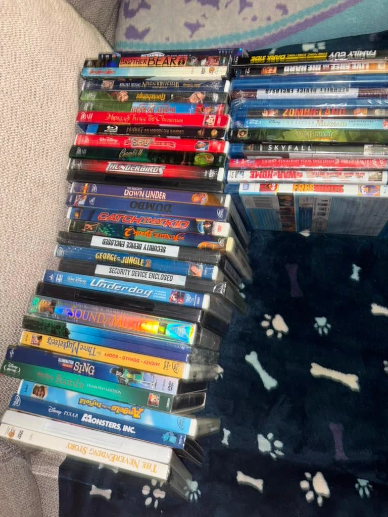43 DVD NEW NEVER USED