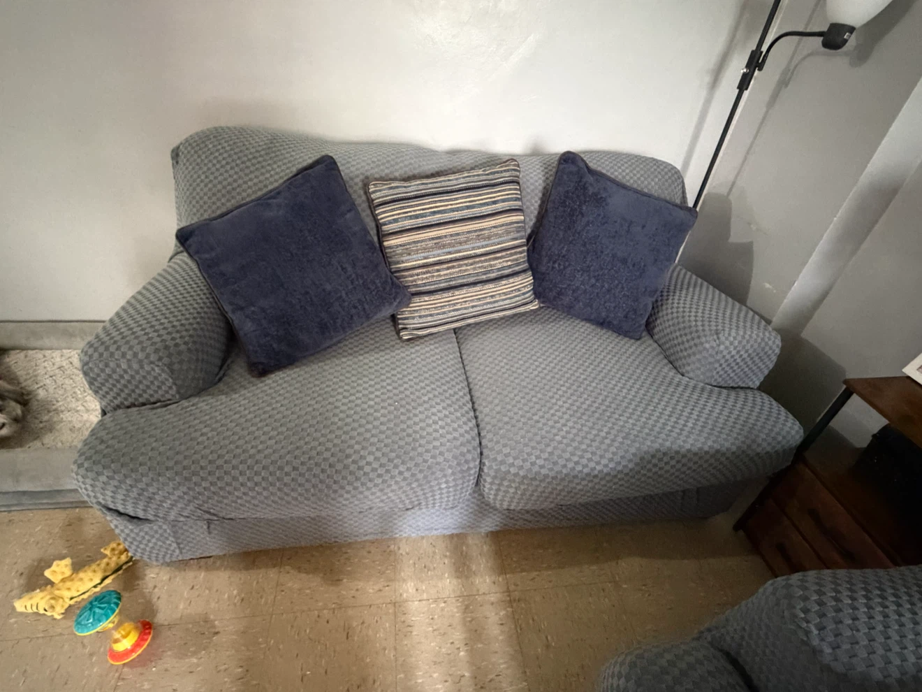 Brown Loveseat Sofa
