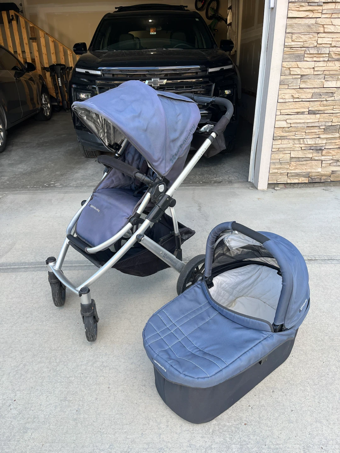 UPPAbaby Vista Stroller and Bassinet