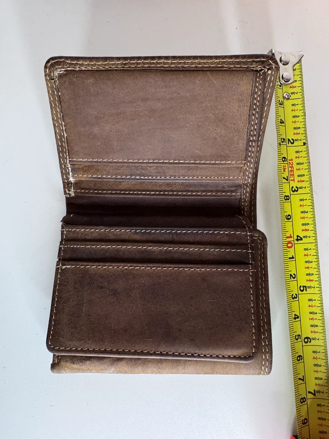 Brown Leather Bifold Wallet - photo 2