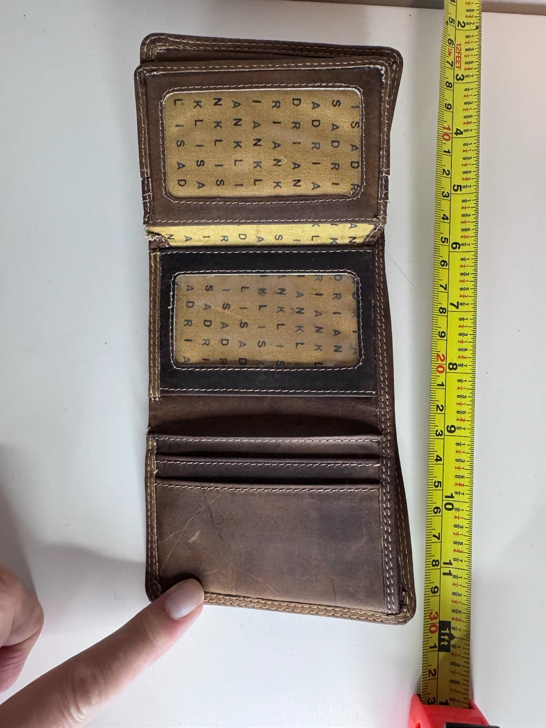 Brown Leather Bifold Wallet - photo 3