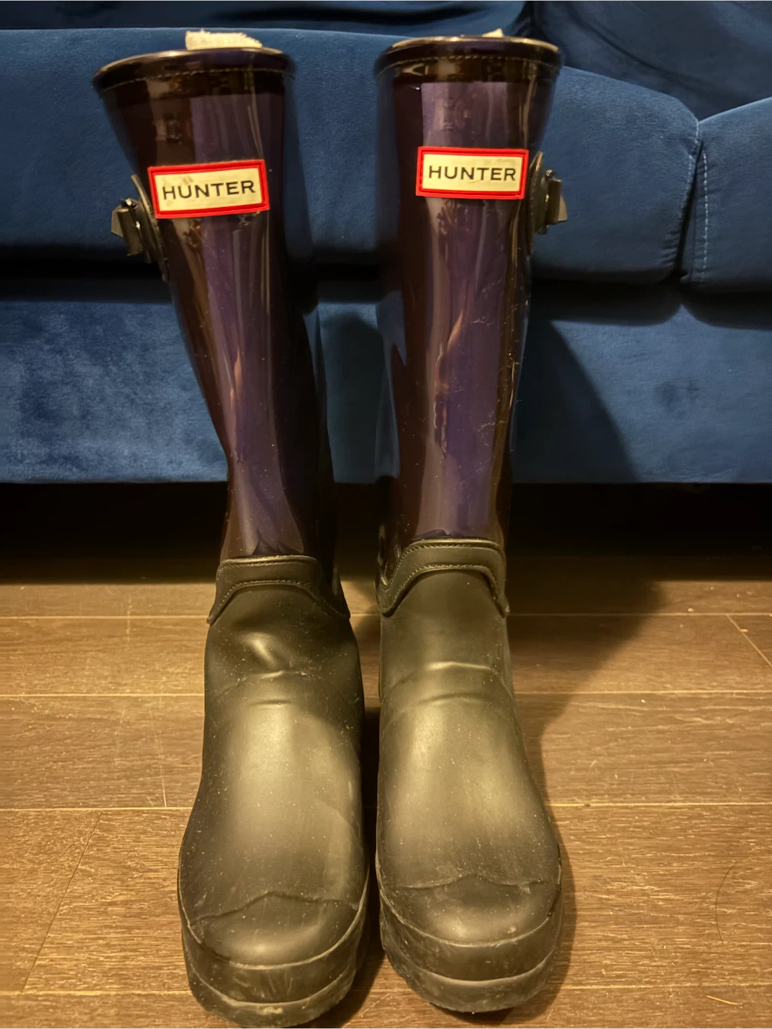 Hunter Tall Rain Boots - Purple 38