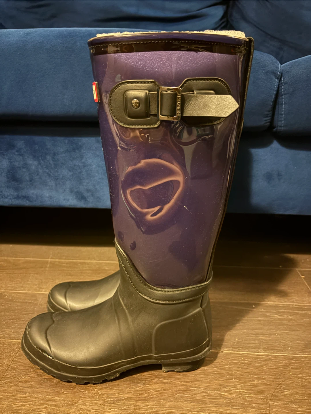 Hunter Tall Rain Boots - Purple 38 - photo 2