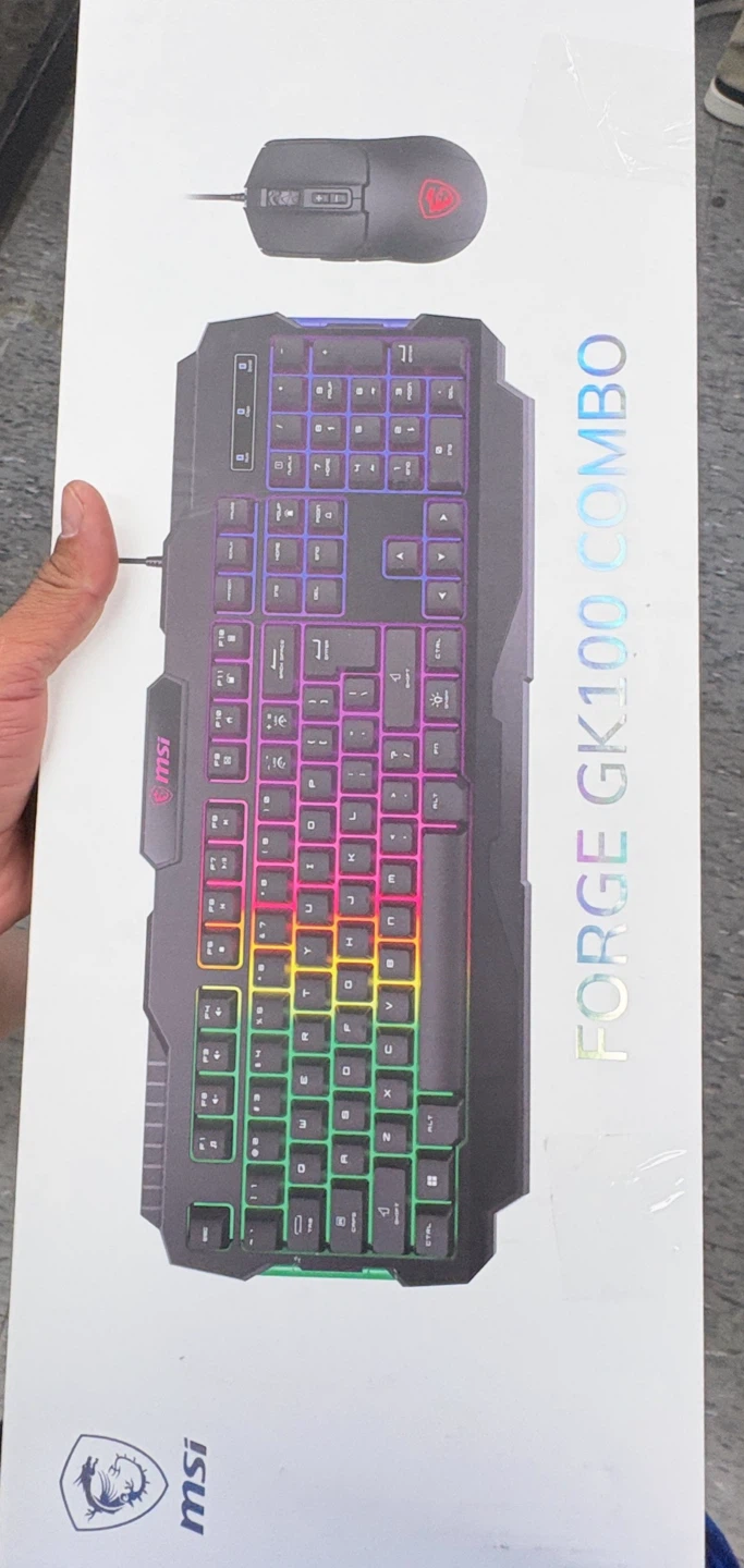 MSI Forge GK100 Combo Gaming Keyboard and Mouse