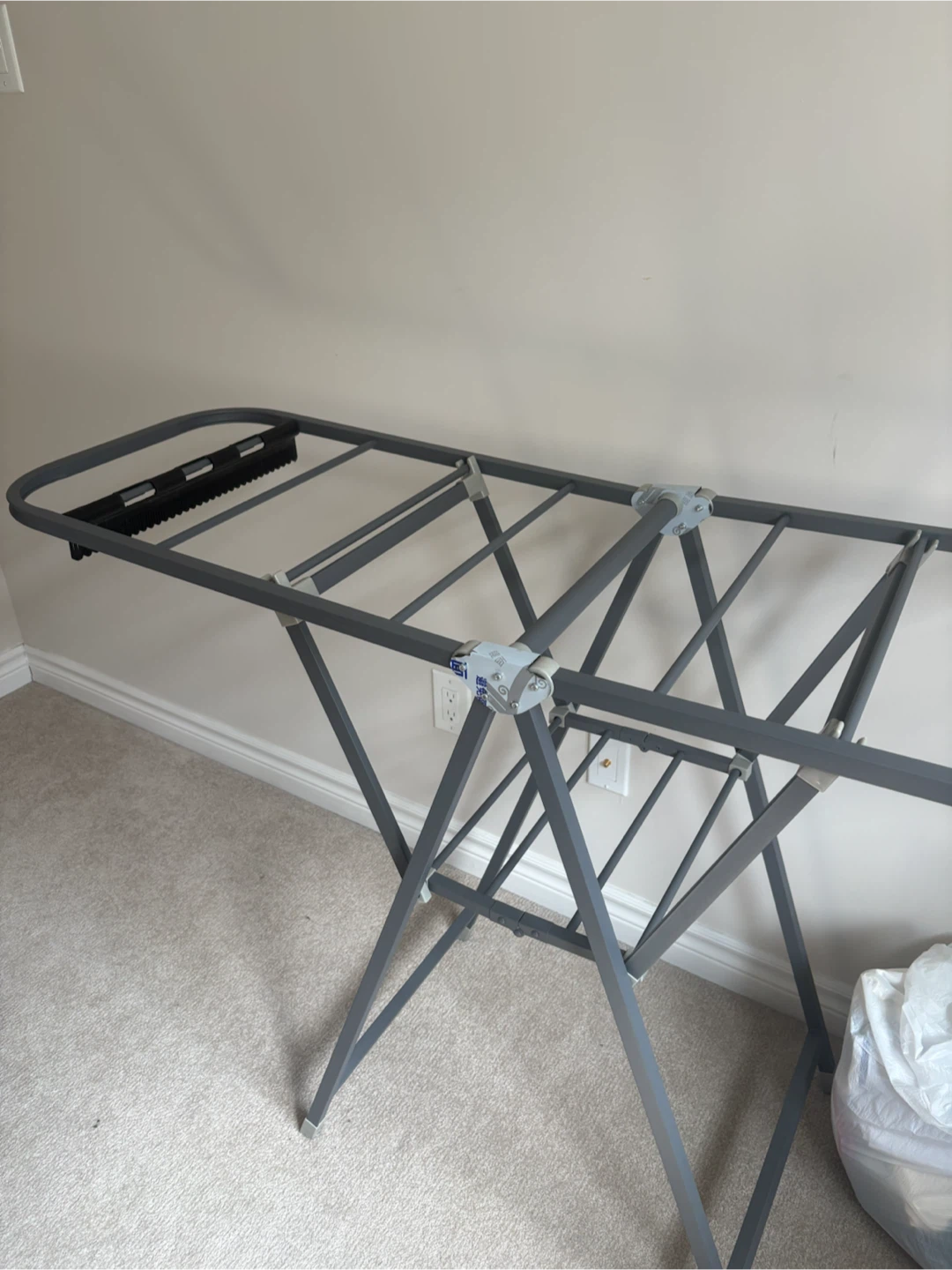 Grey Collapsible Drying Rack