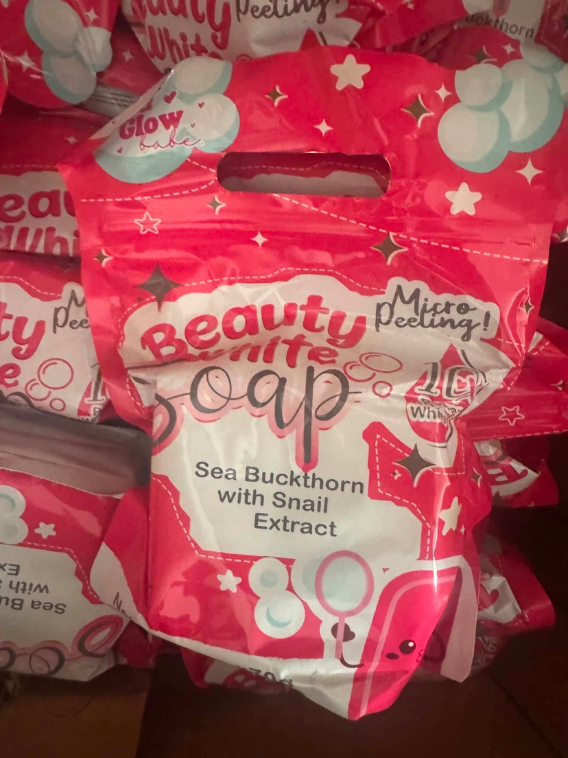 Beauty White Soap Sea Buckthorn with Snail Extract