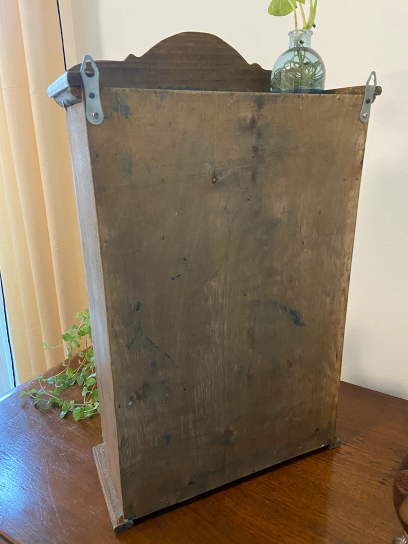 Wooden Wall Cabinet with Mesh Door - photo 3