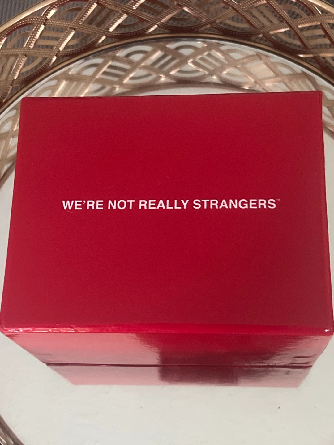 We're Not Really Strangers Card Game