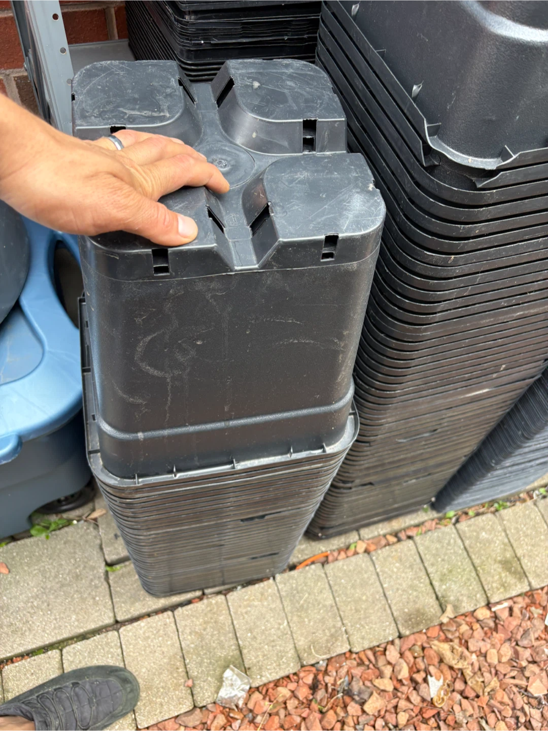 Free broken garden pot