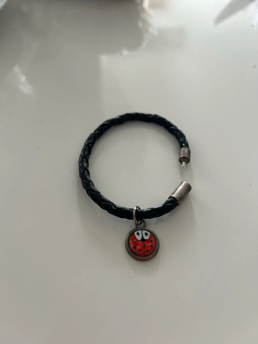 Ladybug charm bracelet