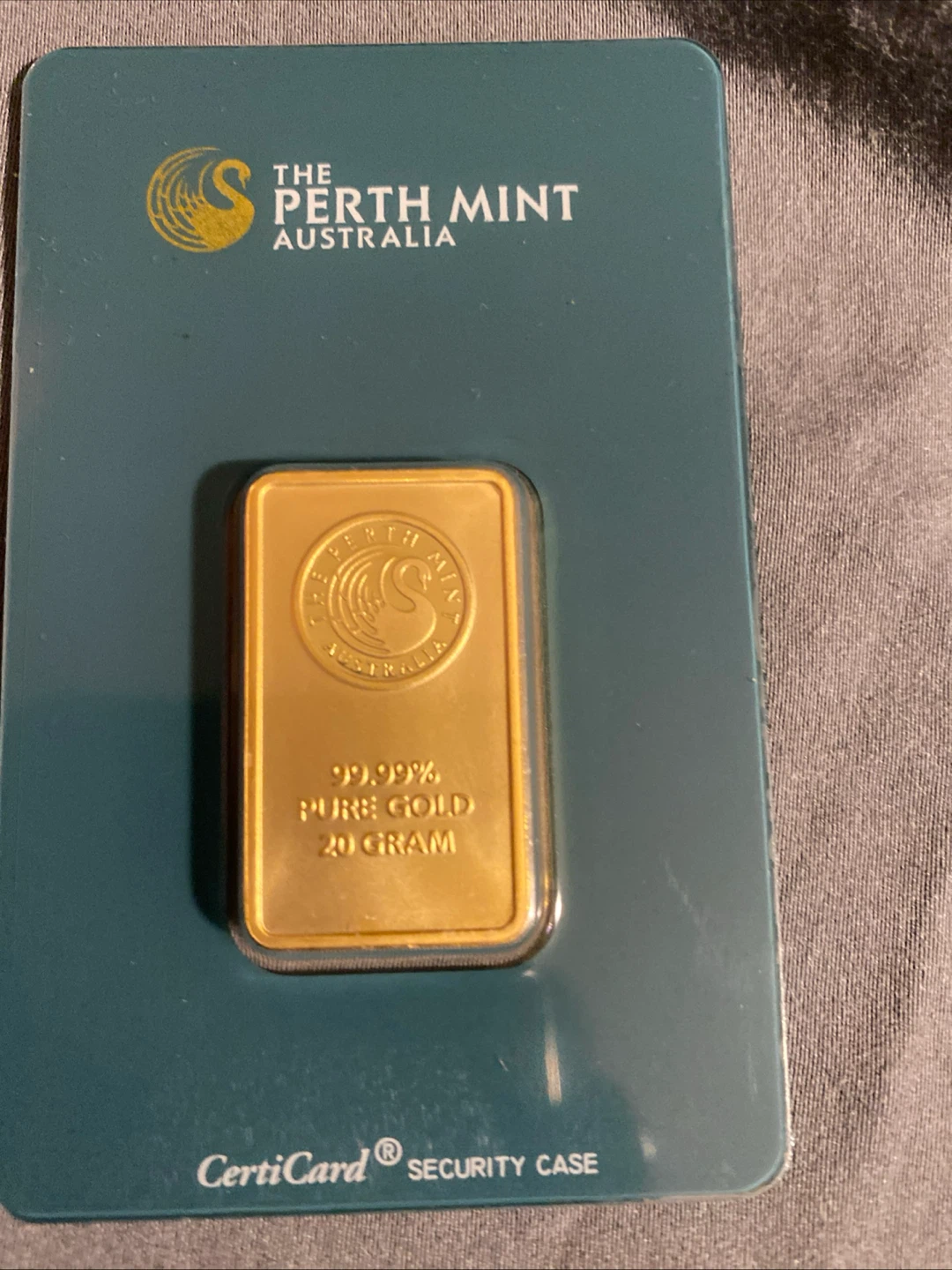 The Perth Mint 20 Gram 99.99% Pure Gold Bar - photo 2