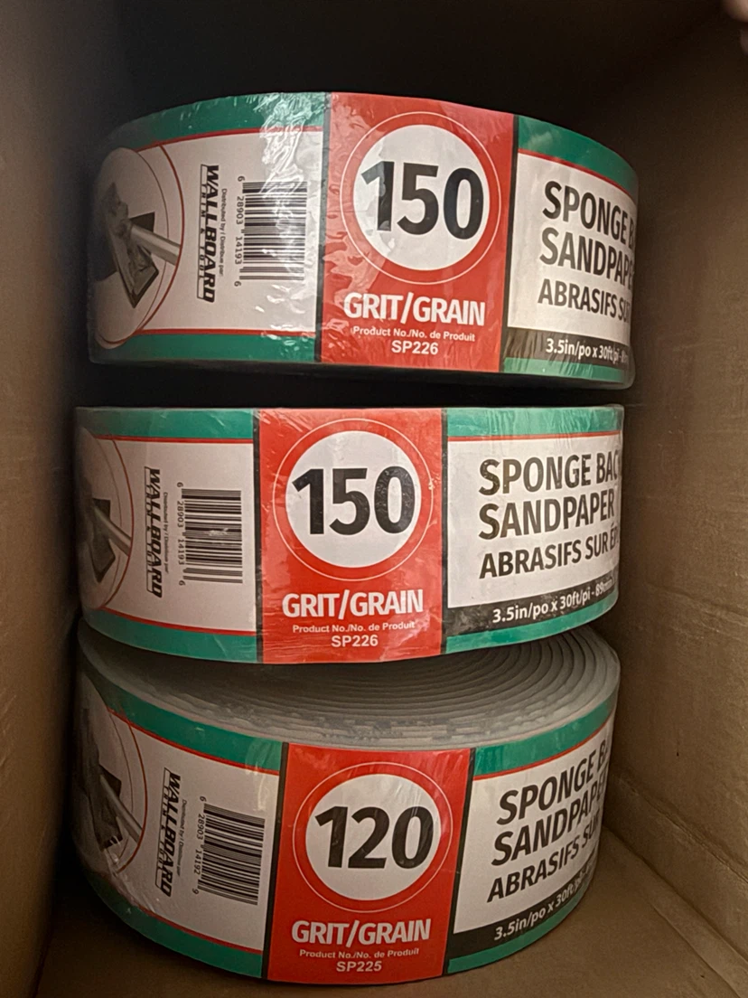 Sandpaper Rolls (150 & 120 Grit)