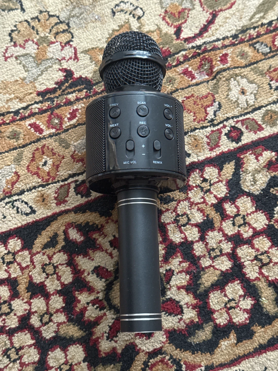 Black Karaoke Microphone