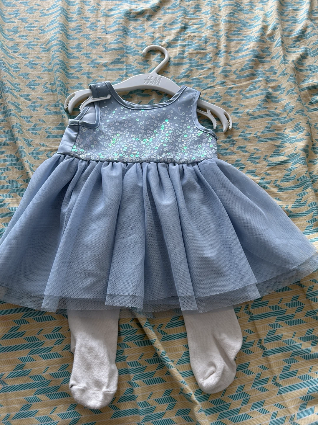 Baby Girl Clothes Lot - Dresses, Socks, and Diaper Covers - photo 4