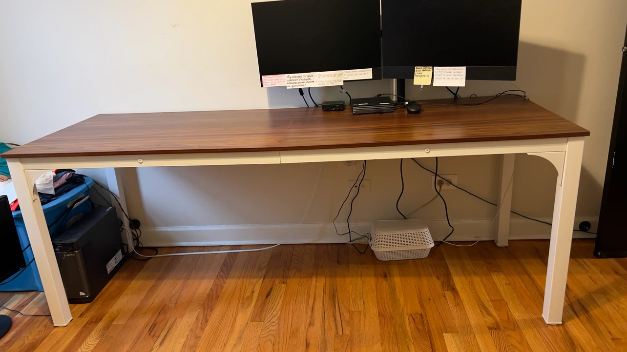 Walnut Computer Desk