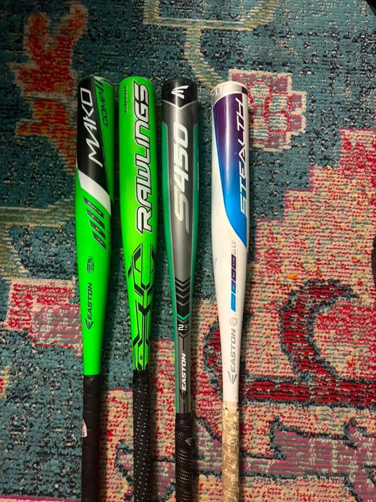 Easton & Rawlings Baseball Bats