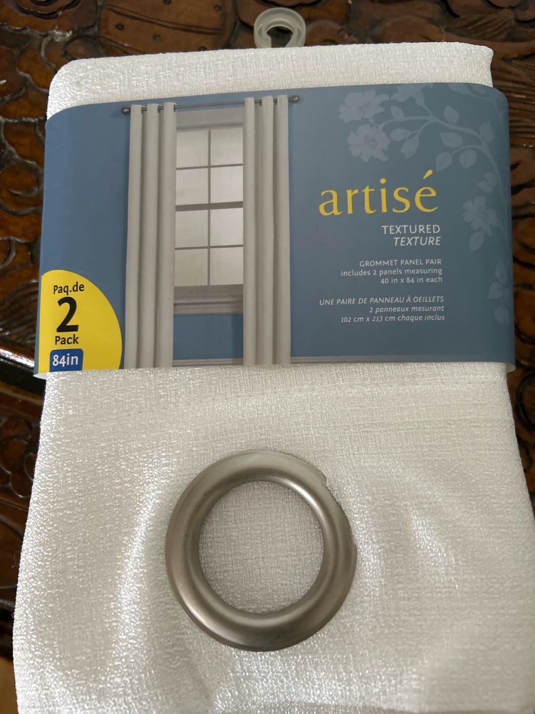 Artisé Textured Grommet Panel Pair Curtains