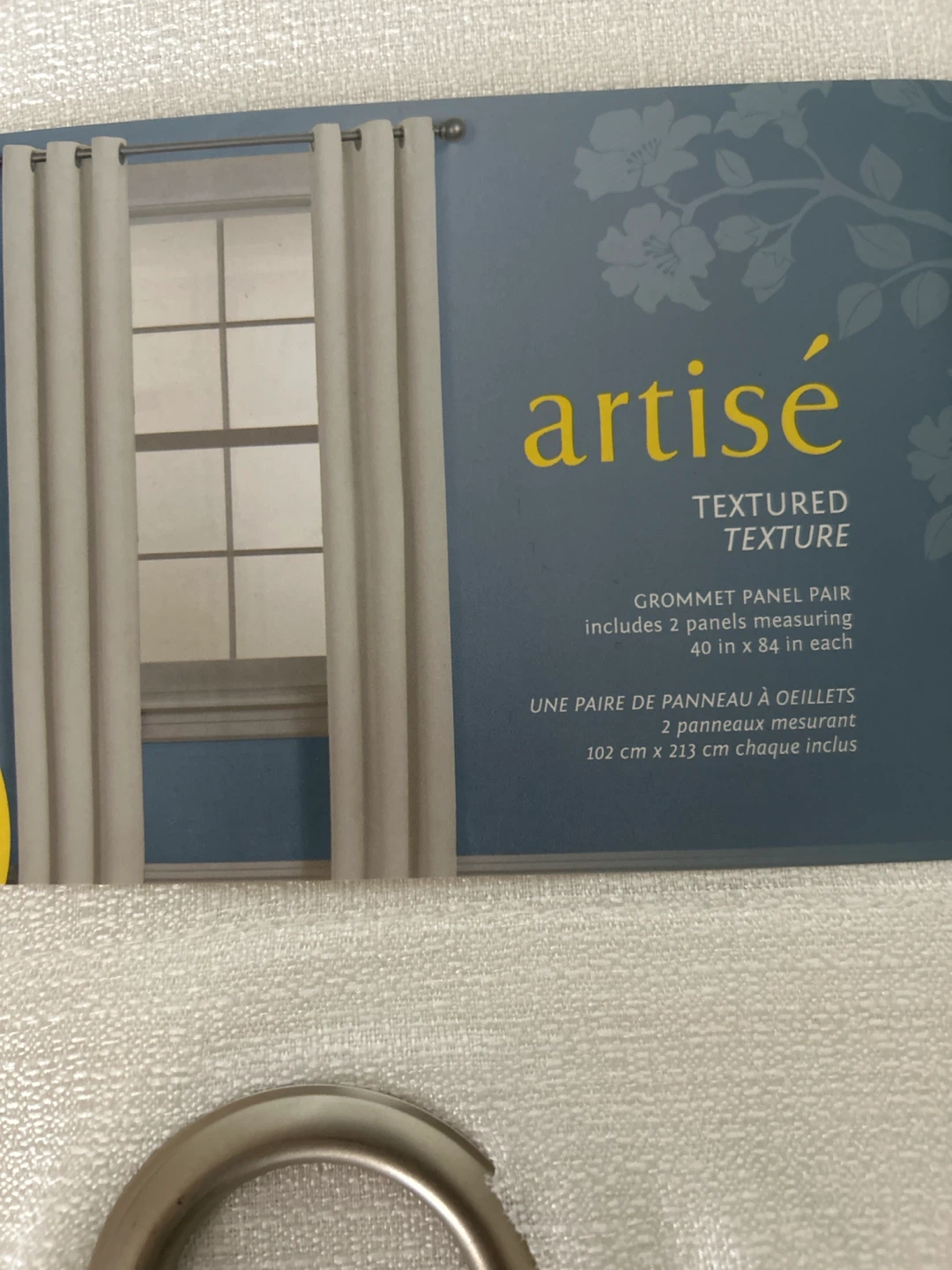 Artisé Textured Grommet Panel Pair Curtains - photo 2