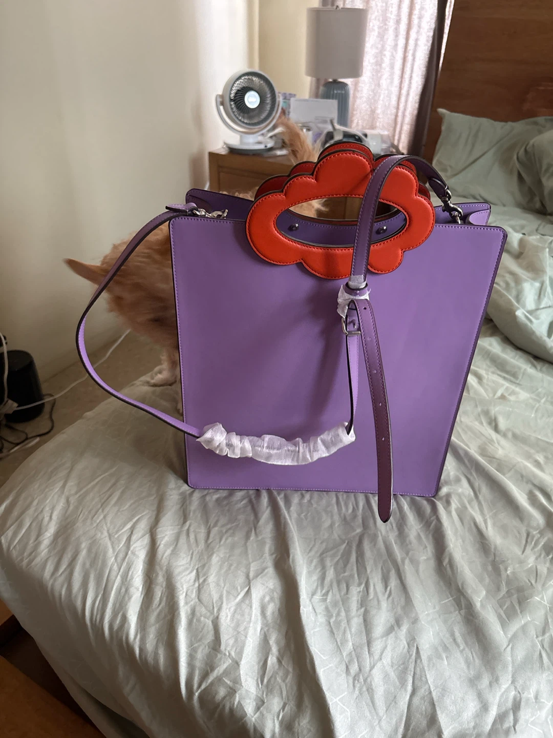 Coachtopia Purple Cloud Handle Tote Bag - photo 2