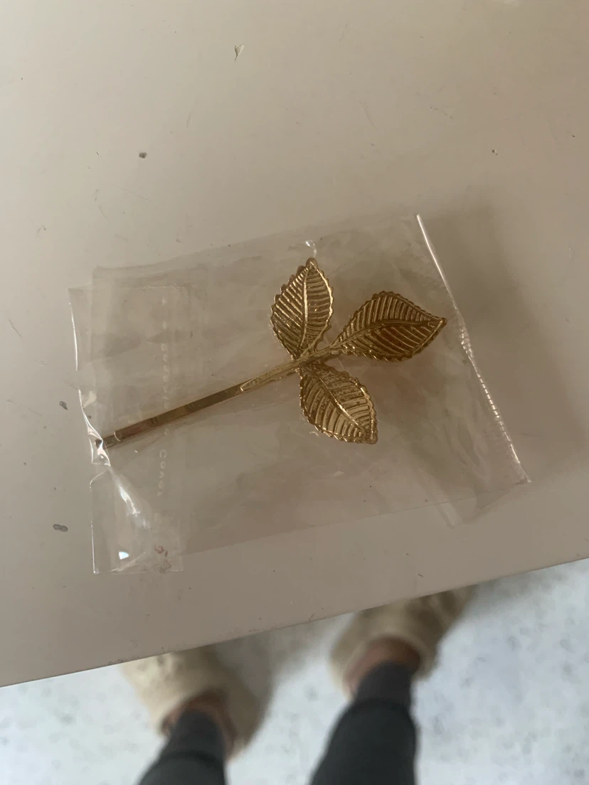 Gold Leaf Hair Pin