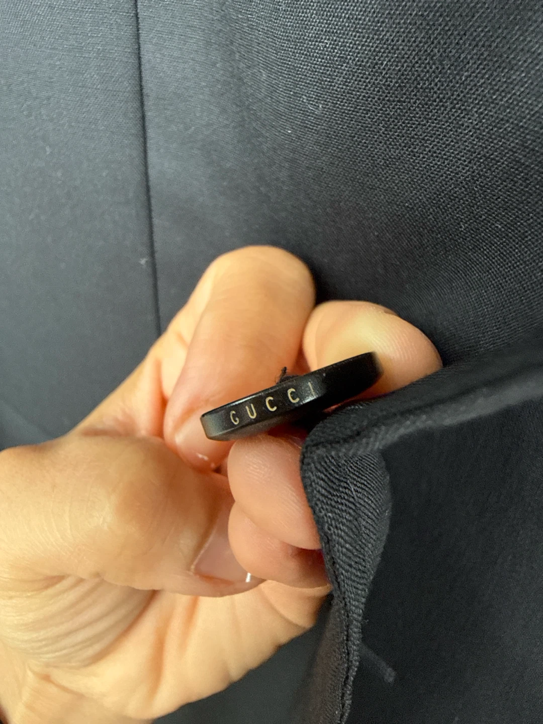 GUCCI Men's Black Wool Suit Jacket - photo 4