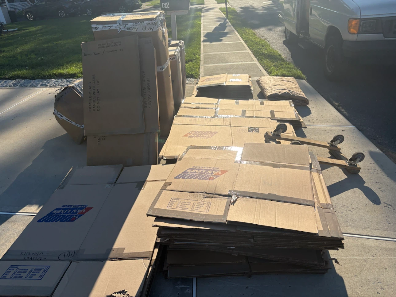 Used cardboard moving boxes all sizes starting $1 - photo 2