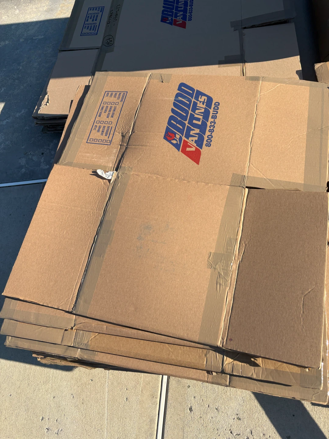 Used cardboard moving boxes all sizes starting $1 - photo 4