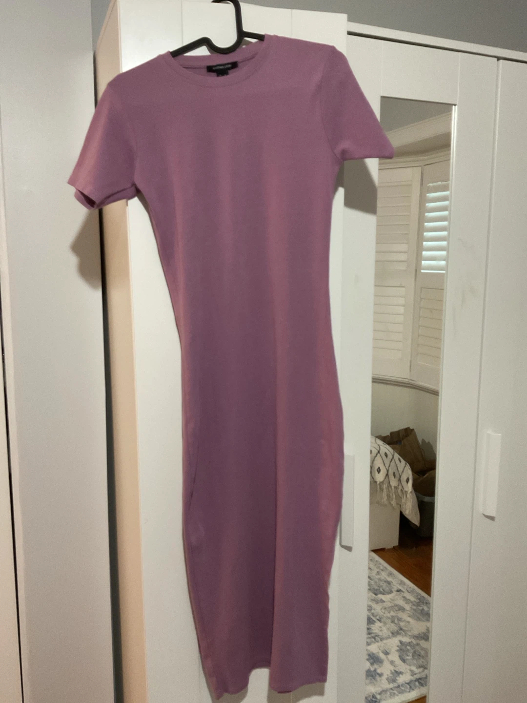 Purple T-Shirt Dress