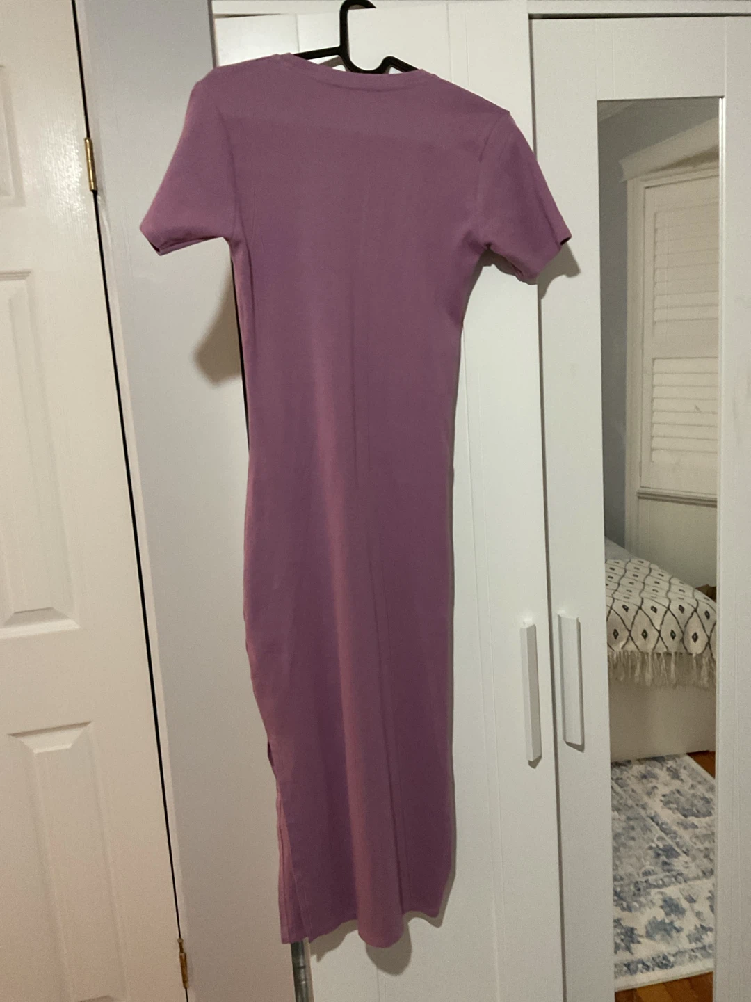 Purple T-Shirt Dress - photo 2